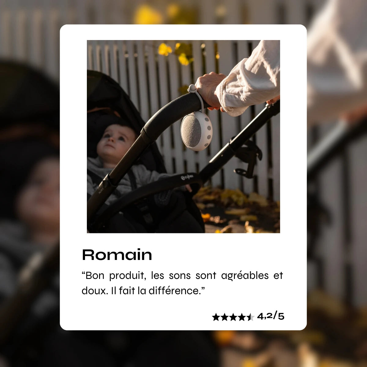 Machine à bruit blanc portable pour bébé