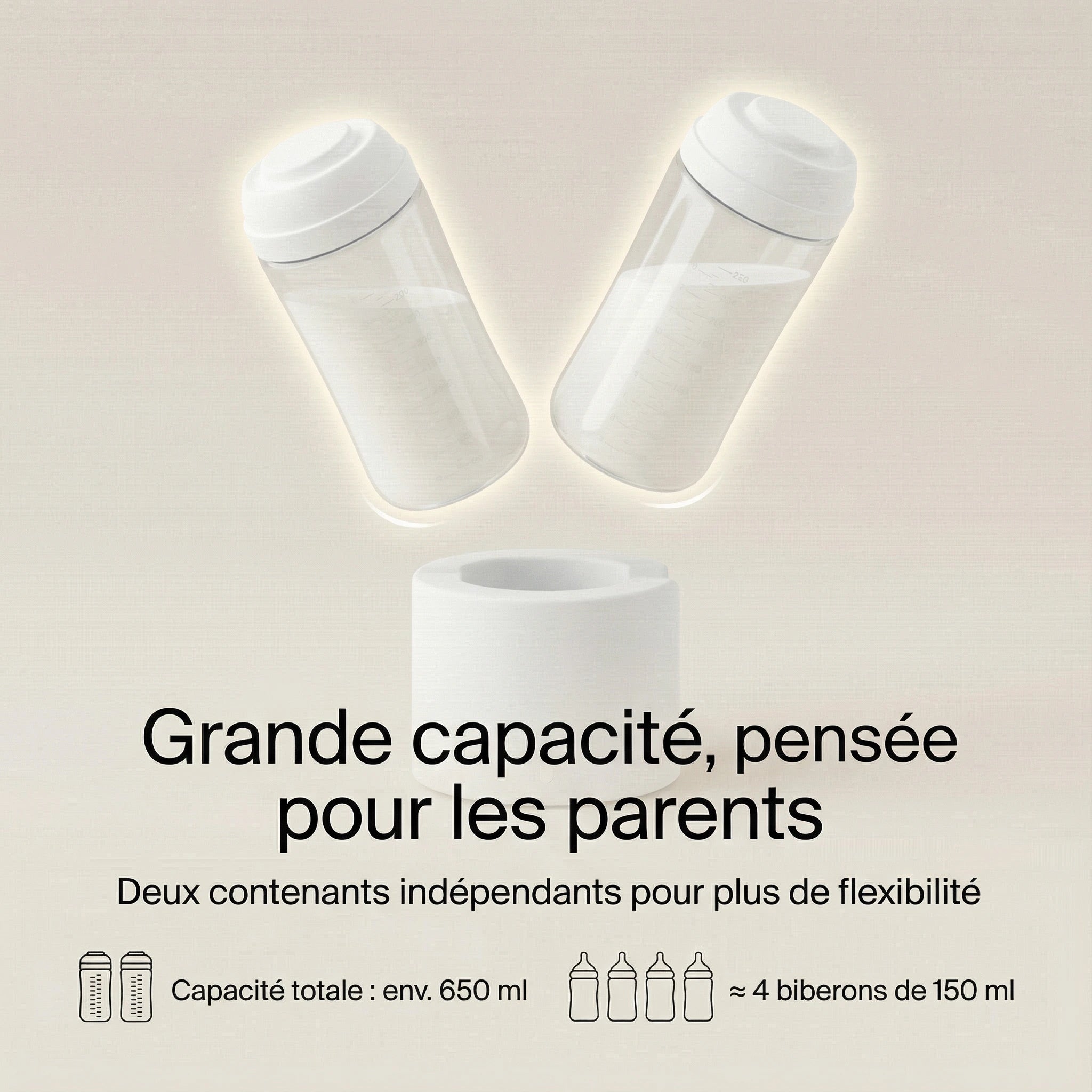 Refroidisseur nomade pour lait maternel