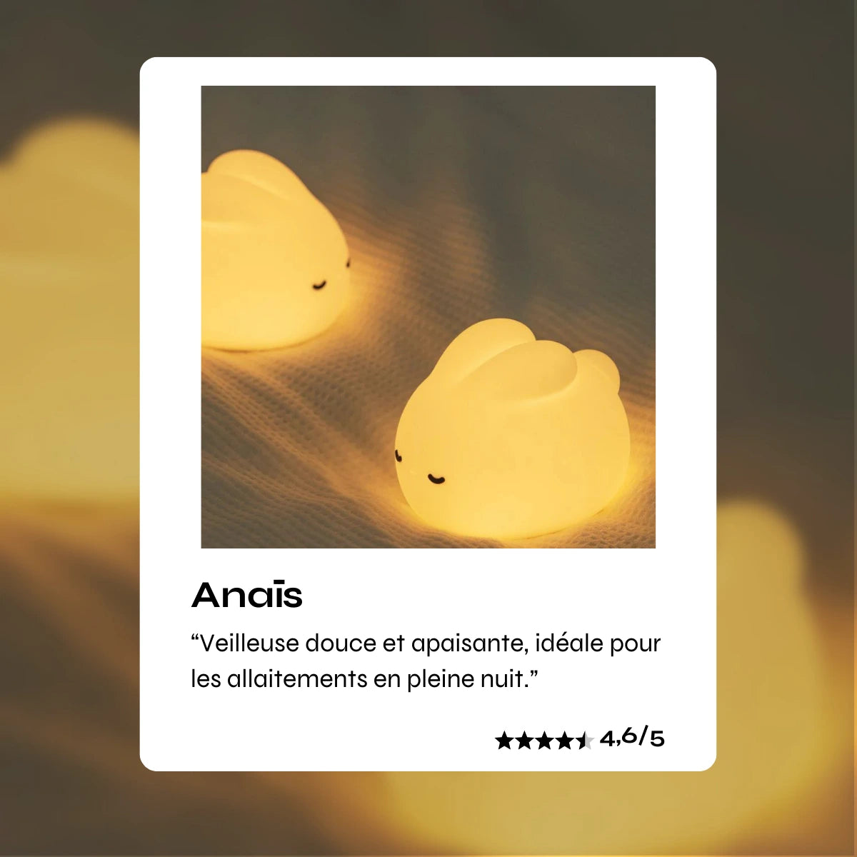 Veilleuse LED Lapin