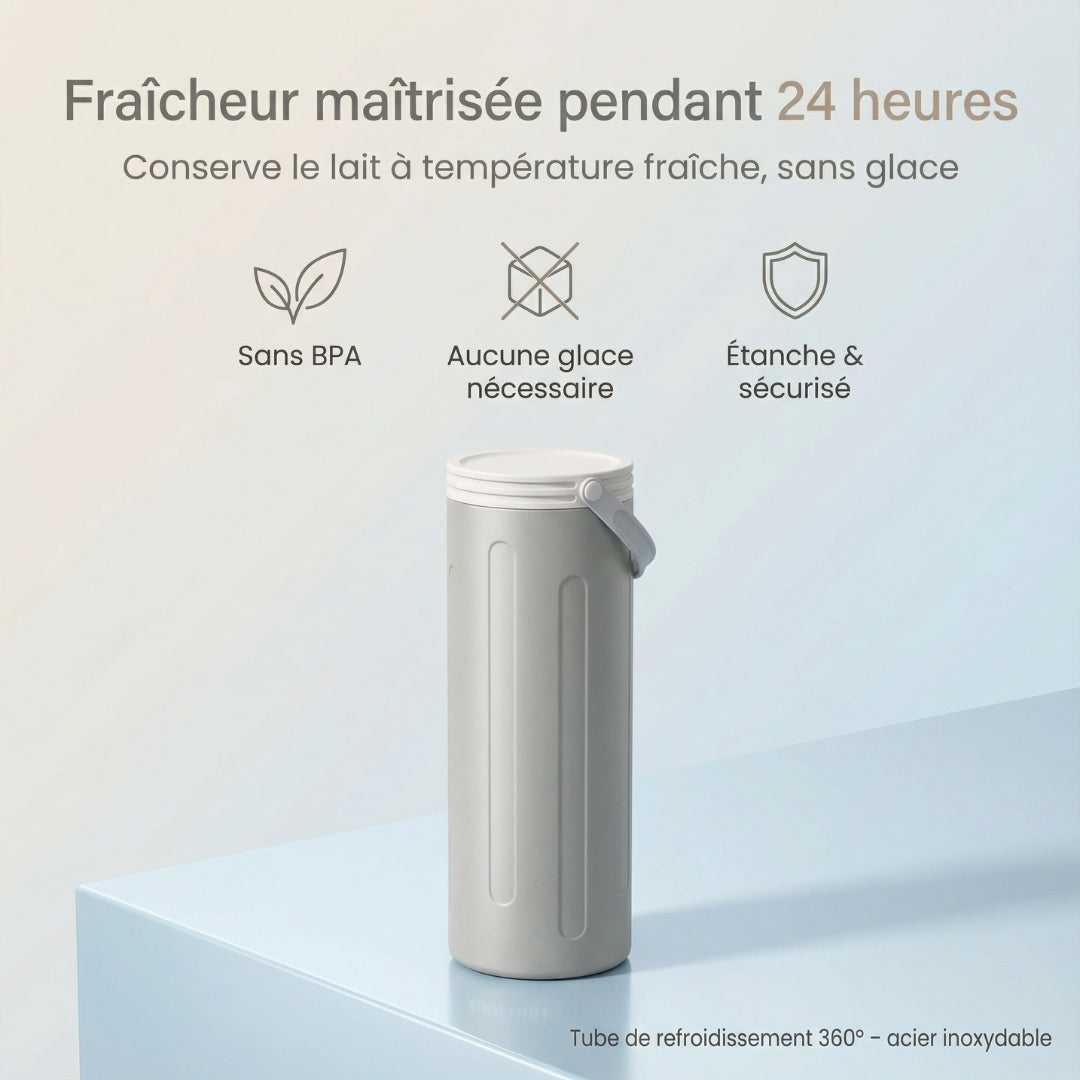 Refroidisseur nomade pour lait maternel